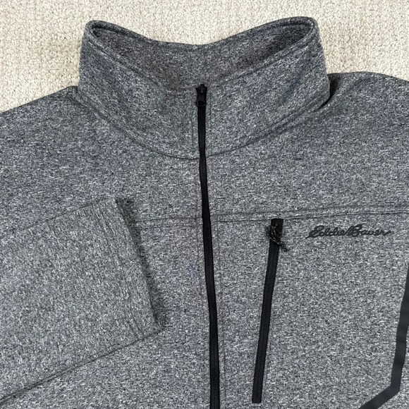 Eddie Bauer Other - Eddie Bauer Mens XL Gray First Ascent 1/4 Zip Fleece Pullover Sweater Outdoor
